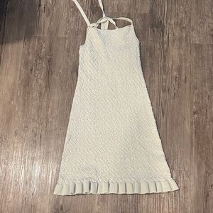 Club Monaco Mint Light Green Textured Dress